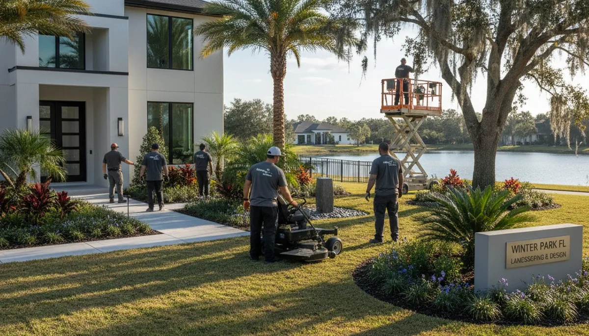 Landscaping service in Kissimmee, FL for lawn care and outdoor property maintenance
